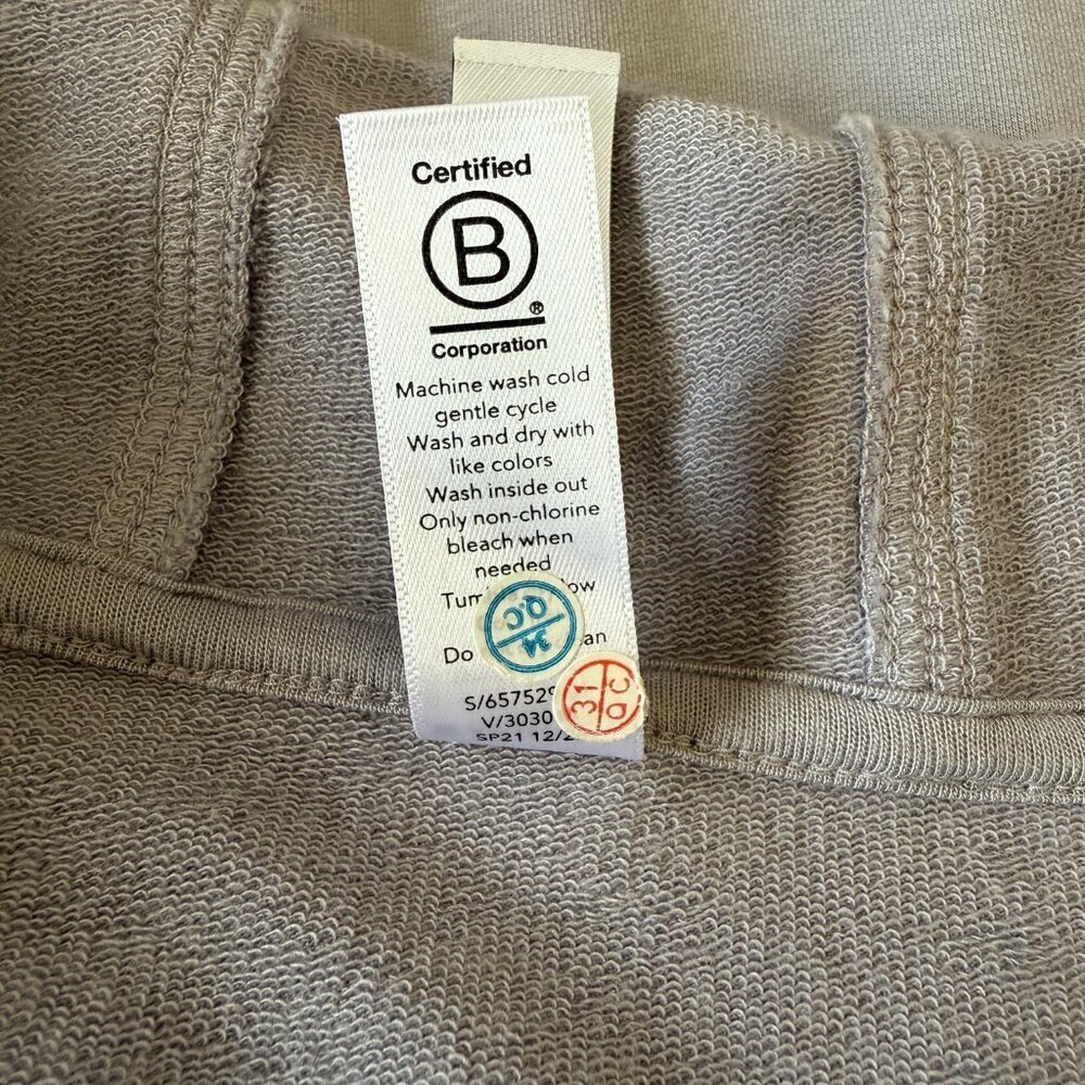 Women's M Athleta Cabana Tunic Hoodie Sweatshirt Muted Lilac - Picture 10 of 10